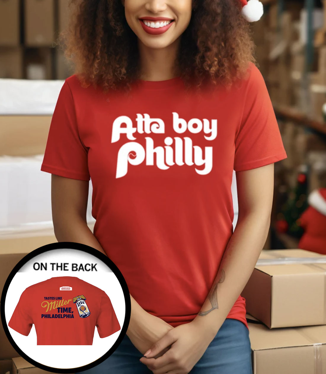 Atta Boy Philly Miller Lite Shirt Official Atta Boy Philly Miller Lite T-Shirt
