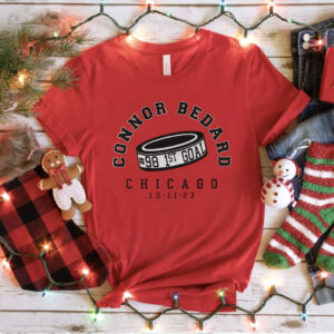 Connor Bedard 1st Goal Chicago Shirt