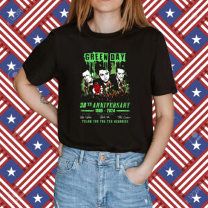 Green Day 38th Anniversary 1989 – 2024 Thank You For The Memories Shirt