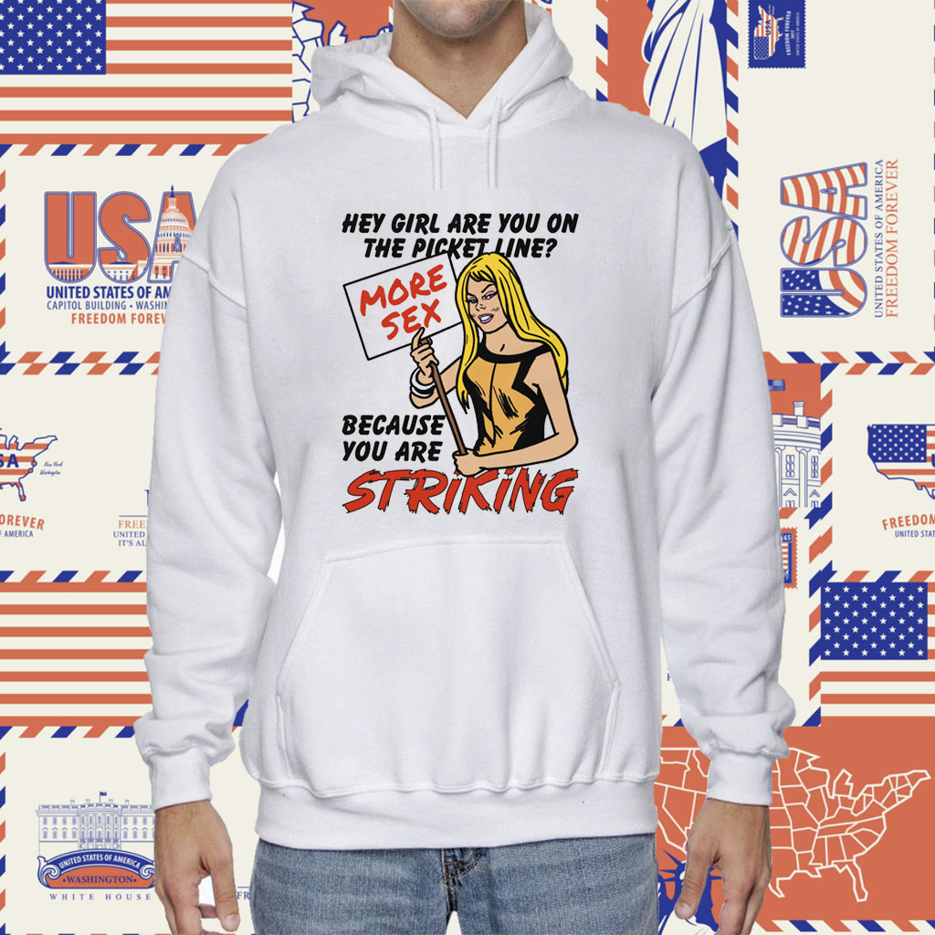 Hey Girl Are You On The Picket Line Because You Are Striking Shirt