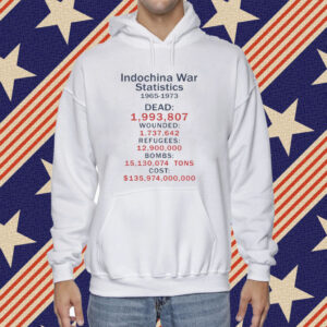Indochina War Statistics 1965 1973 Shirt
