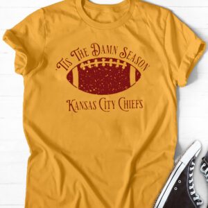 Kansas City Chiefs Nfl Tis The Damn Season Taylor Swift Tee Shirt