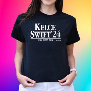 Kelce Swift ’24 Run Birds Run Tee Shirts
