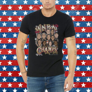 Las Vegas Aces Playa Society Back-To-Back Wnba Finals Champions Roster Shirt