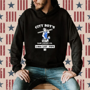 Lay Pipe City Boy’s Raw Piping Co 1-800 Lay Pipe Hoodville Shirt