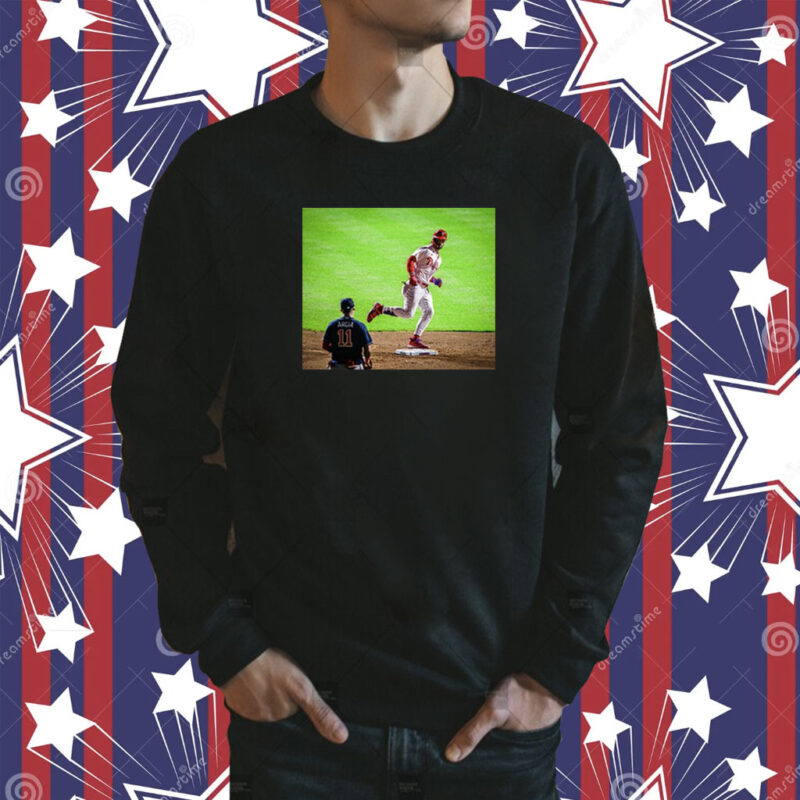 Official Look Back Orlando Arcia Bryce Harper T-Shirt