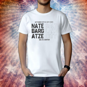 Nate bargatze salt lake city 2023 Shirt