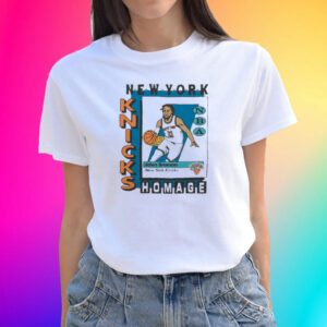 New York Knicks Trading Card Jalen Brunson Tee Shirts