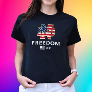 Notre Dame Fighting Irish Under Armour Freedom Flag Performance Tee Shirts