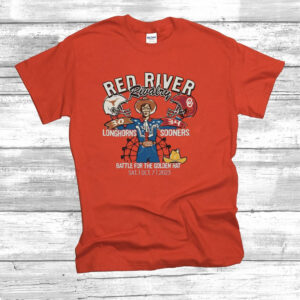 Oklahoma Sooners Vs Texas Longhorns 2023 Red River Rivalry Score Shirt