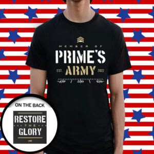 Prime's Army T-Shirt for Colorado College Shirt