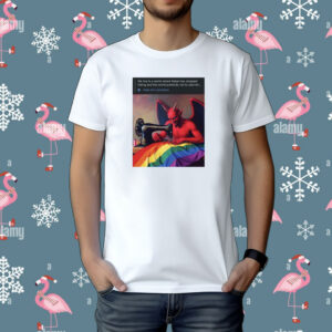 Satan Sewn With The LGBT Flag Shirt