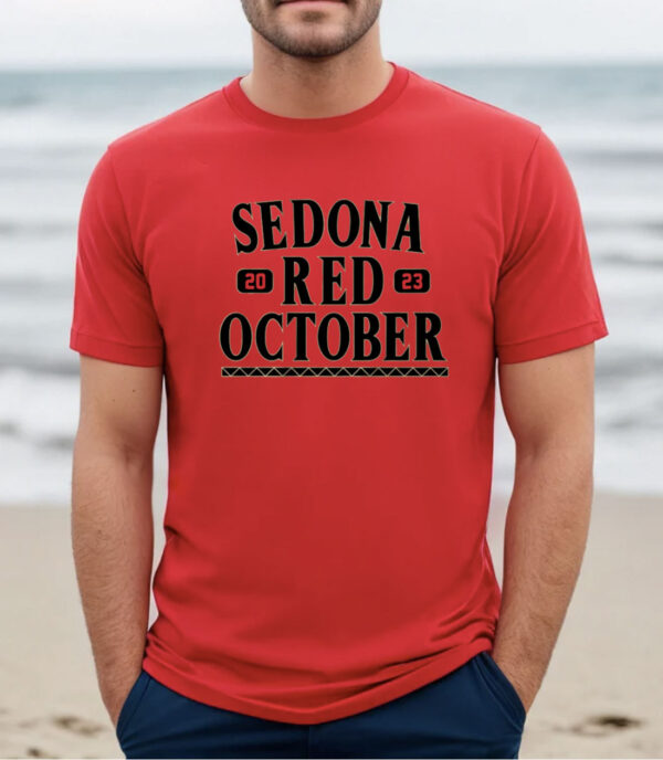 Sedona Red October Arizona Baseball Shirt