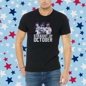 Straight Up Texas October Seager Semien Adolis Shirt