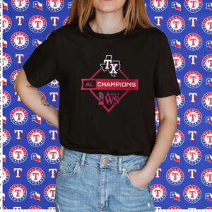Texas Rangers 2023 American League Champions Diamond Icon Shirt
