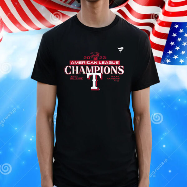 Texas Rangers 2023 American League Champions Lock Shirt