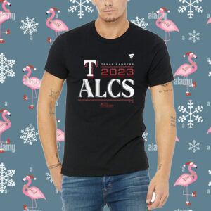 Official Texas Rangers Fanatics Branded 2023 Alcs Locker Room Shirt