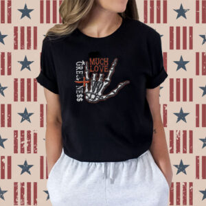 The real greatness skeleton hand Shirt