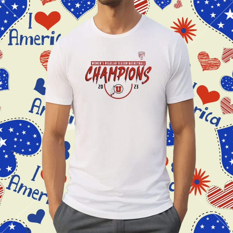 Utah utes 2023 pac12 women’s basketball regular season champions Shirt