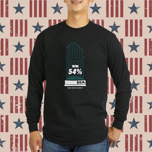 Win 54% Simply Seattle Sports T-Shirt