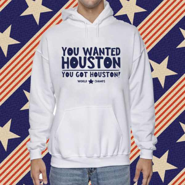 You wanted houston you got houston world champs Shirt