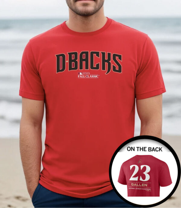 Zac Gallen Arizona Diamondbacks 2023 World Series Shirt