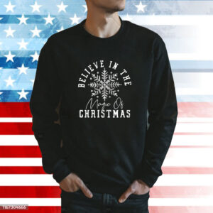 Believe In The Magic Christmas Casual Shirts Sweat