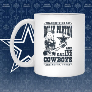 Dolly Parton Dallas Cowboys Longsleeve Mug