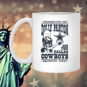 Dolly Parton Dallas Cowboys Texas Sweatshirt Mug