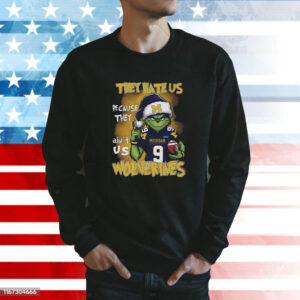 Grnch They Hate Us Because They Ain’t Us Wolverines Shirt Sweat