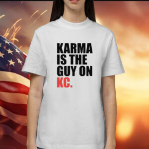 Karma is the Guy on KC White Kansas City Football Shirts