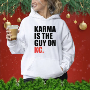 Karma is the Guy on KC White Kansas City Football TShirts