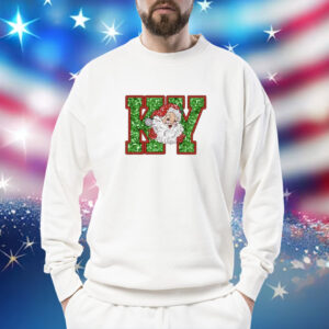 Kentucky Christmas Print Casual Shirts Long