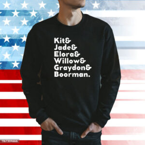 Kit & Jade & Elora & Willow & Graydon & Boorman Tee Shirts