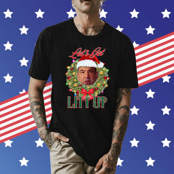 Louis Litt Let’s Get Litt Up Christmas Tee Shirts