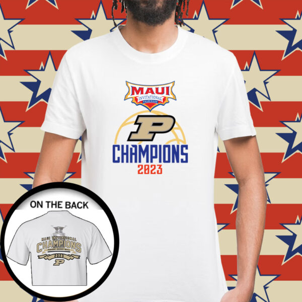 Maui Invitational Champions Purdue Boilermakers 2023 Shirt