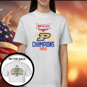 Maui Invitational Champions Purdue Boilermakers 2023 Shirts