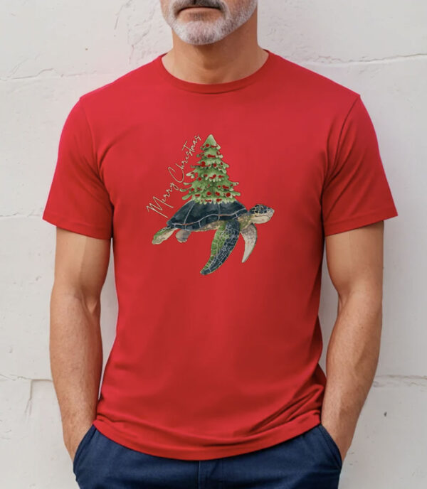Merry Chrismas Turtle Xmas Shirt