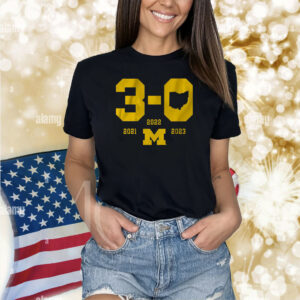 Michigan Football: 3-0 in The Game Shirt