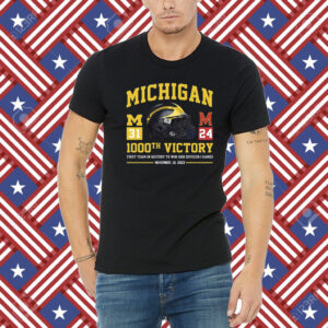Michigan Wolverines 1001st Victory First Team In History To Reach 1001 Wins November 25 2023 Shirt