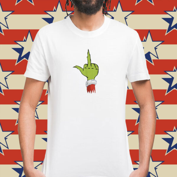 Rare Dr. Seuss Grinch Middle Finger Shirt