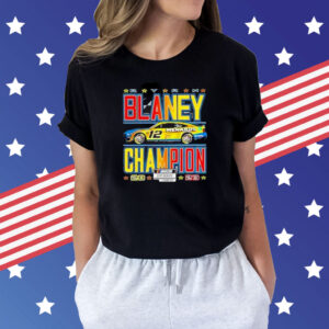 Ryan Blaney 2023 NASCAR Cup Series Champion Trophy Shirt
