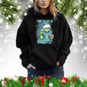 Santa Grnch They Hate Us Because Ain’t Us Eagles Christmas Shirt Hoodie