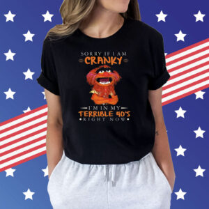 Sorry If I Am Cranky Im In My Terrible 40s Right Now Shirts