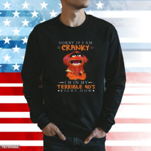 Sorry If I Am Cranky Im In My Terrible 40s Right Now Tee Shirts