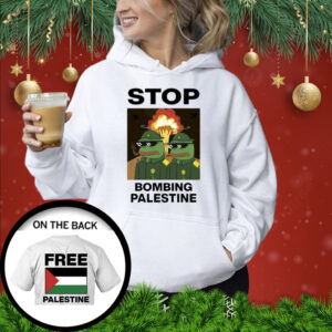 Stop Bombing Palestine Shirts Hoodie