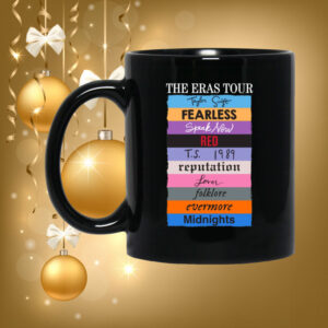 The Eras Tour Taylor Swift Fearless Speak Now Red TS 1989 Reputation Lover Folklore Evermore Midnights Mug