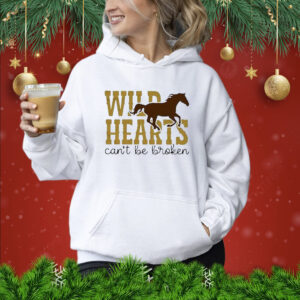 Wild Hearts Can’t Be Broken Horse Art Pattern Print Casual Shirt Hoodie