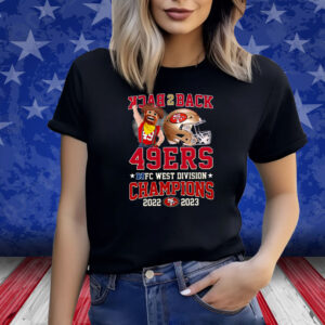 Back to Back 49er NFC West Division Champion 2023 Shirt
