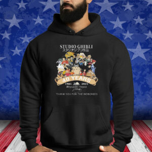 Studio Ghibli 40 Years 1985 – 2025 Miyazaki Hayao Thank You For The Memories Shirt